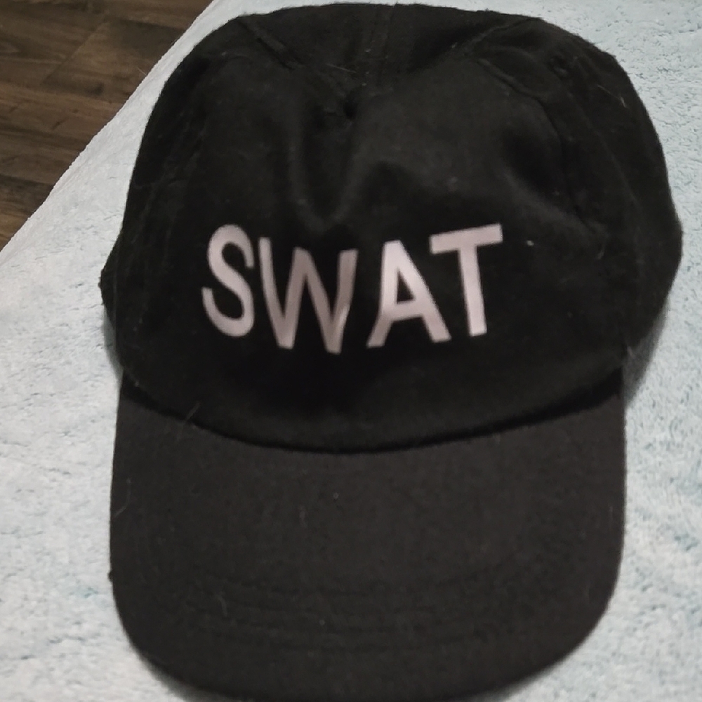 Black SWAT Cap KIDS 🤯 Cool Hat Cap 🧢 Adjustable